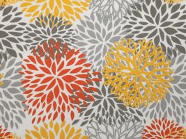 Premier Prints Blooms Citrus Indoor / Outdoor Fabric