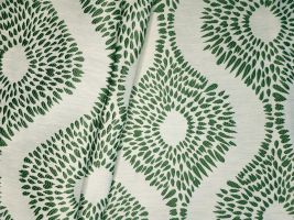 Embroderies by Lomasi B Emerald Drapery Fabric  - ships separately