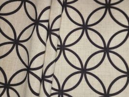 Bristol Black Drapery / Upholstery Fabric - shis separately