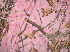 Cabelas Zone Woodlands Pink Fabric