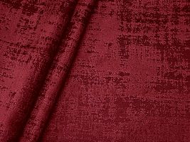 Fresco Crimson Embossed Velvet Upholstery Fabric - ships separately