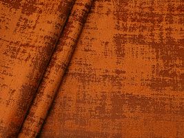 Fresco Rust Embossed Velvet Upholstery Fabric - ships separately