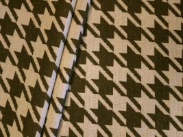 Watson Chocolate Houndstooth Drapery / Upholstery Fabric - ships separately