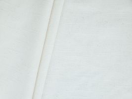 Premier Prints White Slub Drapery Fabric