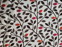 Arbor Poppy Upholstery Fabric