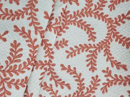 Richloom Myrtle Coral Upholstery Fabric
