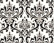 Dandelion+White+%2F+Black+Fabric