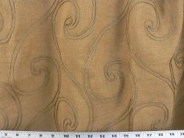 Natural Swirl Wheat Fabric