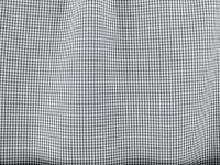 Mini Checker Poplin Black Fabric