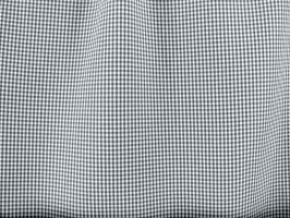 Mini Checker Poplin Black Fabric