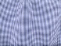 Mini Checker Poplin Royal Fabric