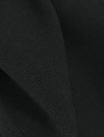 Vintage Linen / Burlap Black Fabric