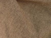 Vintage Linen / Burlap Khaki Fabric