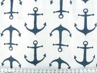 Anchors Premier Navy / Slub Fabric