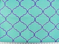 Irondaze Turquoise Fabric - Indoor / Outdoor