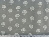 Hand Flora Greystone Fabric