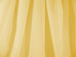 118" Drapery Sheer Voile Yellow Fabric