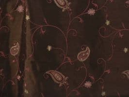 Bel Air Chocolate / Pink Fabric