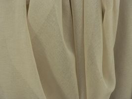 Homely Sheer Khaki 118" Fabric