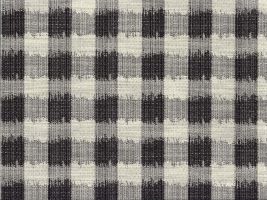 Chess Charcoal Plaid Upholstery Fabric