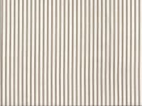 Farmhouse Ticking Stripe Fabric Rustic Brown / Ivory - Slightly Imperfect