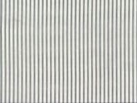 Farmhouse Ticking Stripe Fabric  Steel Gray / Ivory - Slightly Imperfect