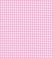 45" Gingham Fabric Pink - 1/8"