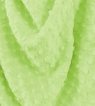 Minky Dot - Lime Fabric