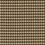 Small Houndstooth Chocolate / Natural