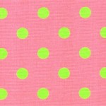 Polka Dots Candy Pink / Chartreuse